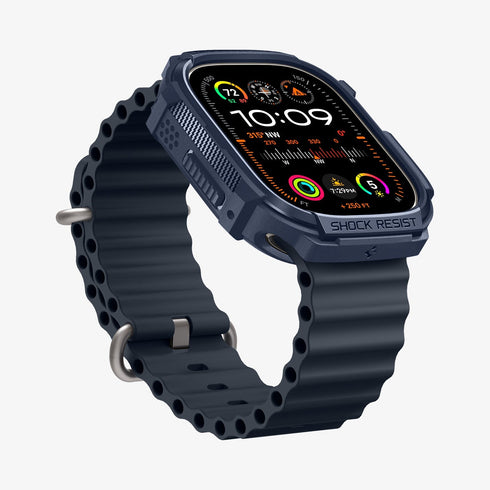 ACS05456 - Apple Watch Series (Apple Watch (49mm)) in matte black showing the front